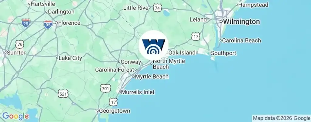 Map showing the company headquarters location in California